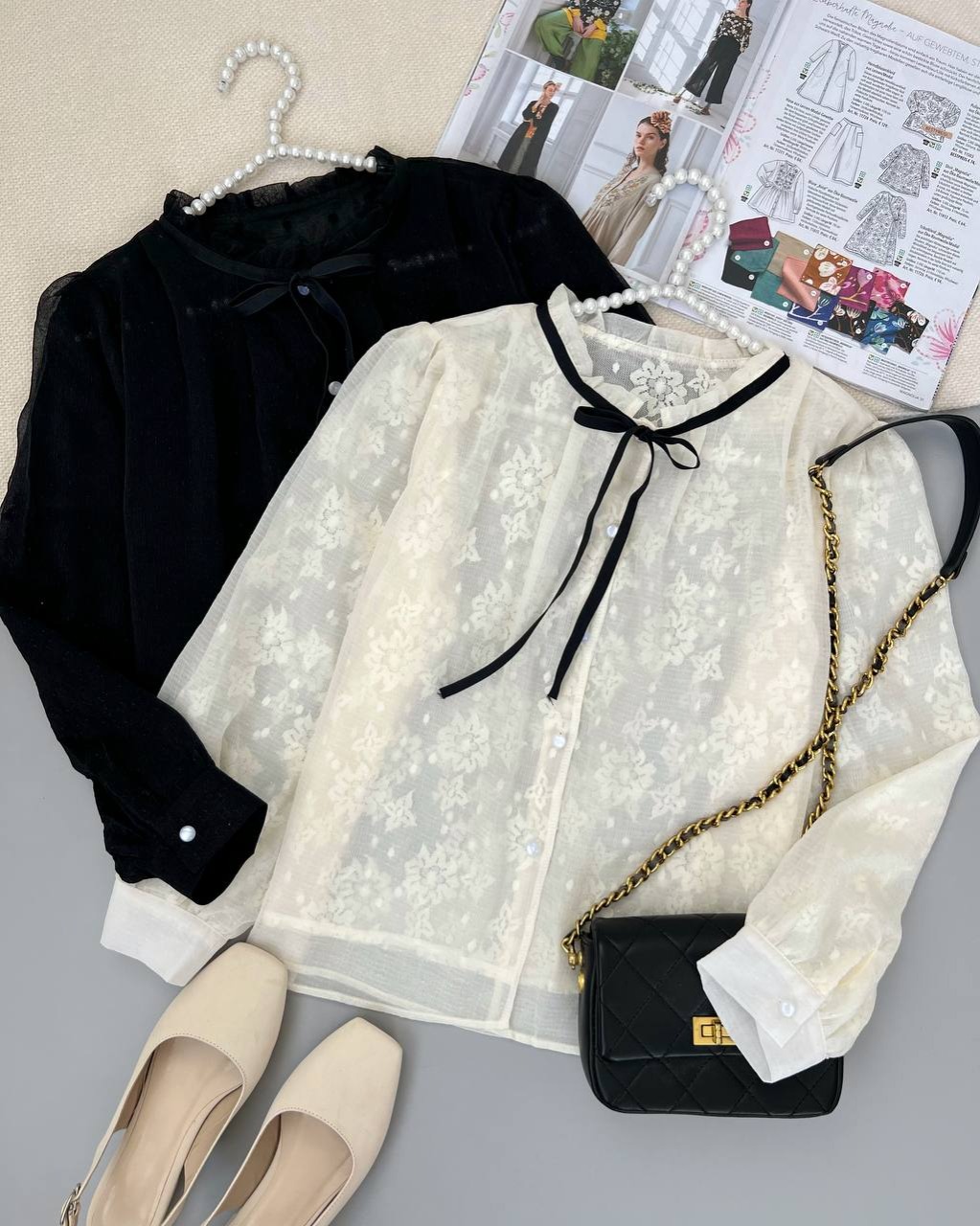 شومیز-عروسکی-دورنگ-کد-4867