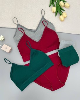 ست نیم تنه و شورت کبریتی کد 4905