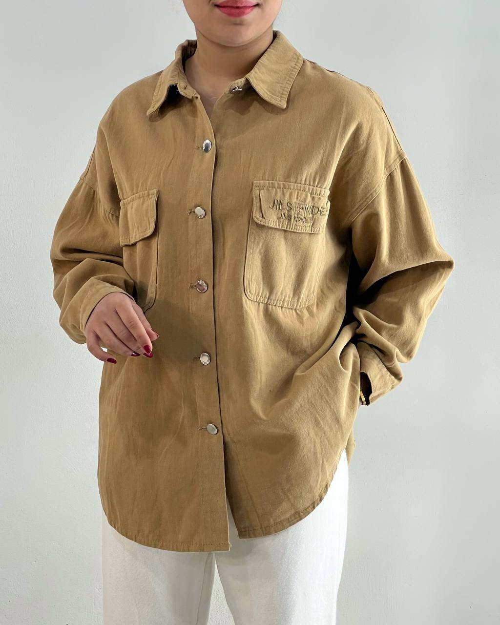 شومیز-کتان-جین-رنگی-کد-4577