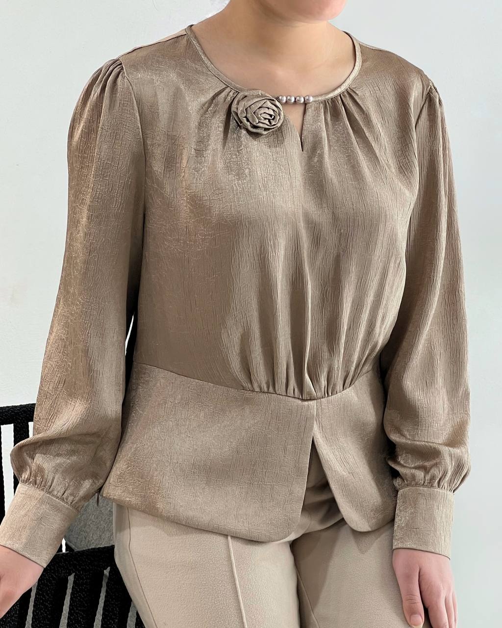 شومیز-تک-گل-کد-4640