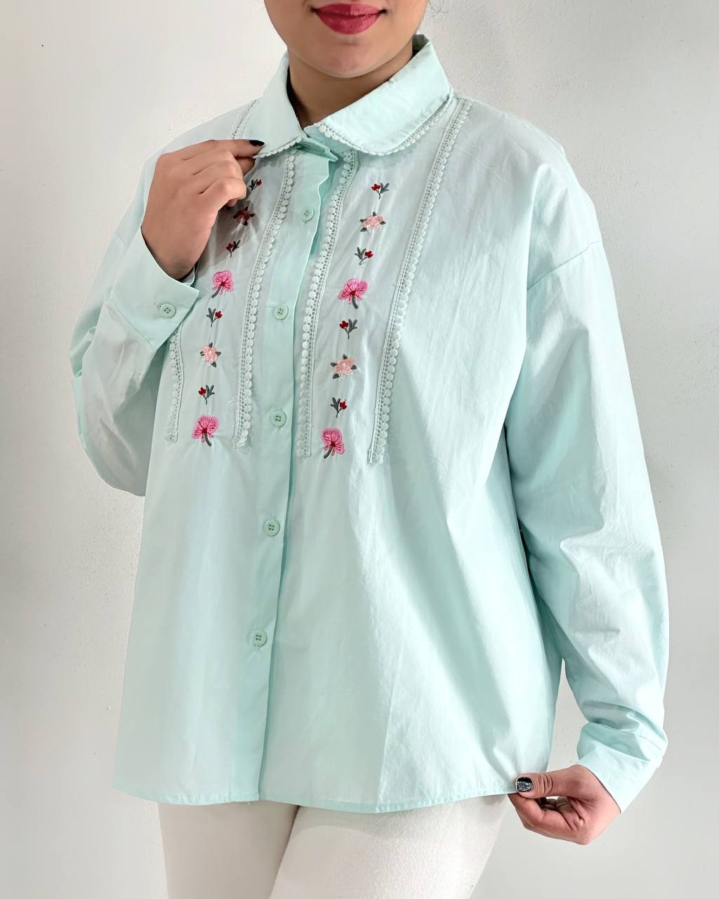 شومیز-کتان-نخ-گلدوزی-کد-4843