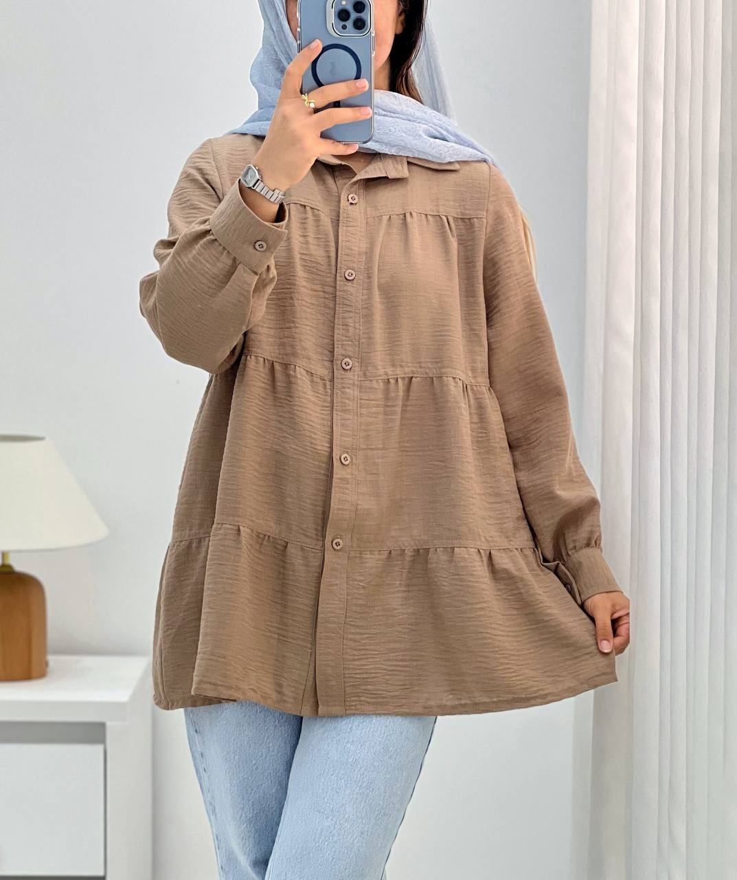 شومیز-مانتویی-سه-چین-مزونی-کد-4868