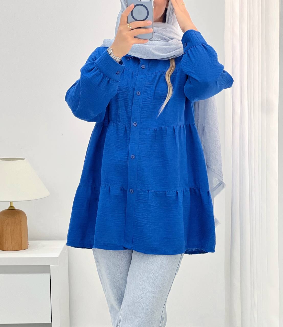 شومیز-مانتویی-سه-چین-مزونی-کد-4868
