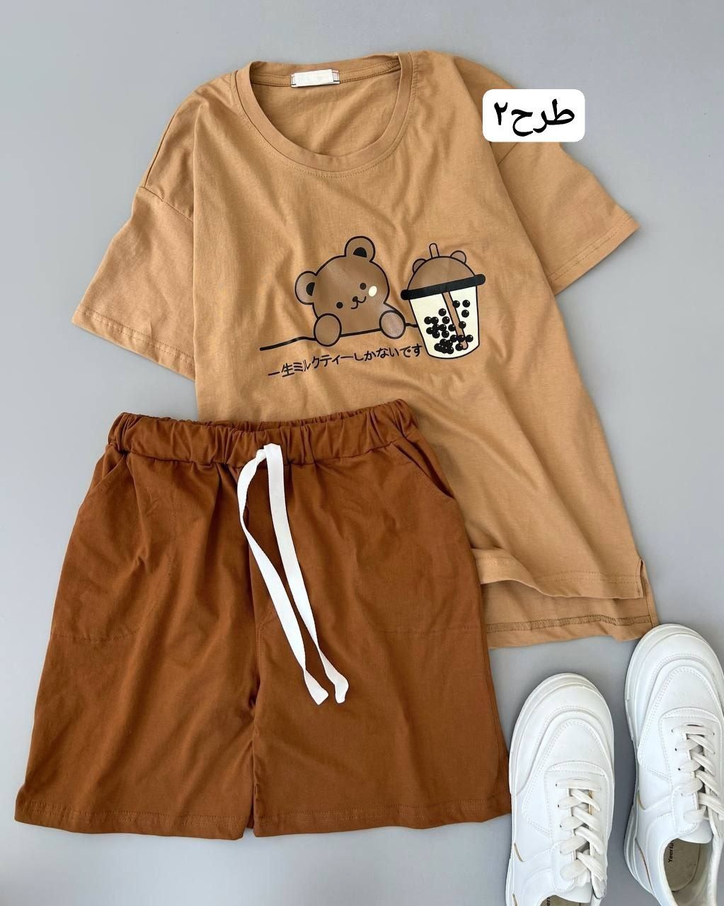ست-تیشرت-و-شلوارک-سه-طرح-کد-4916