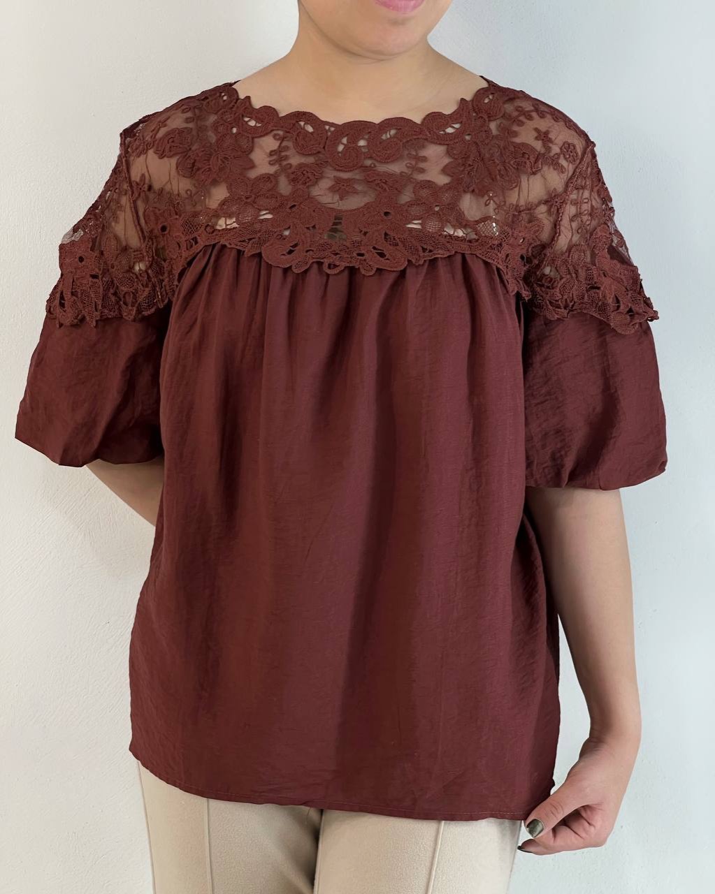 شومیز-بالاتنه-گیپور-کد-4971