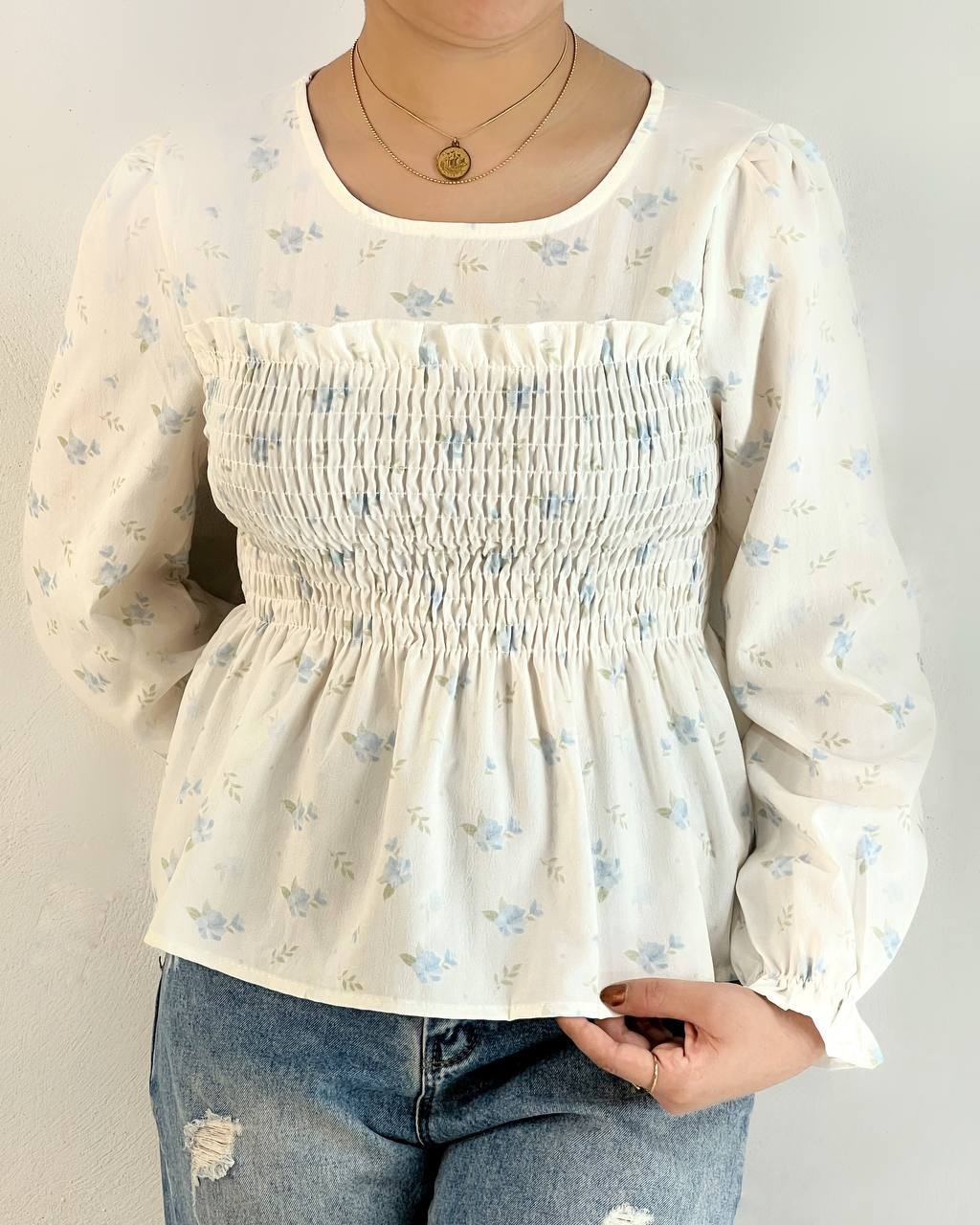 شومیز-گل-ریز-کد-4985
