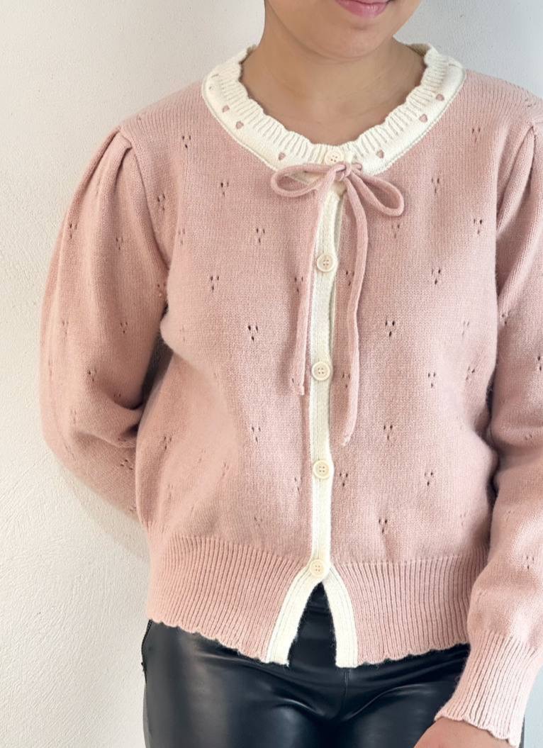 ژاکت-بافت-عروسکی-سرشانه-چین-کد5147