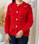 ژاکت-بافت-آلبالویی-کد-2251