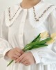 پیراهن-کمر-چین-یقه-گلدوزی-کد-4550